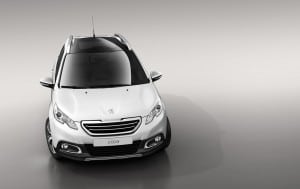 le peugeot 2008 vu du dessus