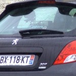 dep 31 peugeot 207 noire BX 118 KT