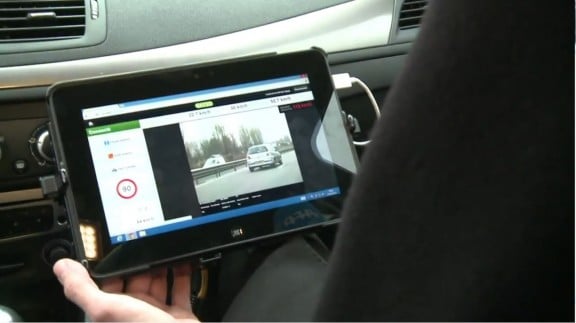 tablette tactile des megane radar 2013