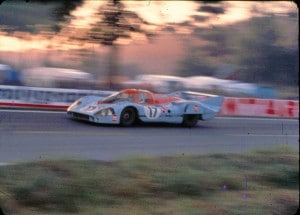 la porsche 911 lh aux 24 h du mans 1971