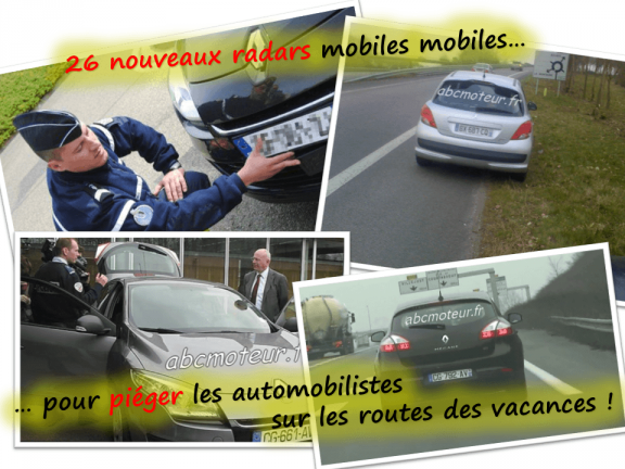 Une nouvelles vagues de voitures banalisées équipées de radars de vitesse viendront photographier sans être vues des automobilistes dès ce mois de juin !