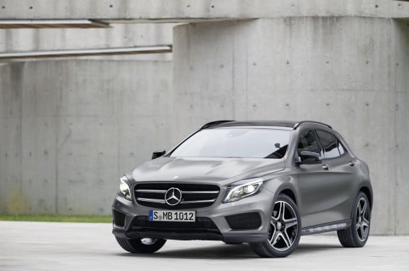 Voici le Mercedes GLA pack AMG qui lui donne des traits plus sportifs. Un SUV sur la base d'une Classe A