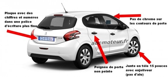 La 208 radar devrait utilisée uniquement en cinq-portes