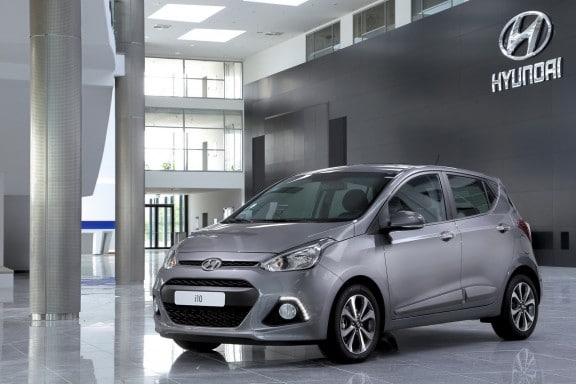 Voici la nouvelle Hyundai i10 2013 avec une face avant plus expressive