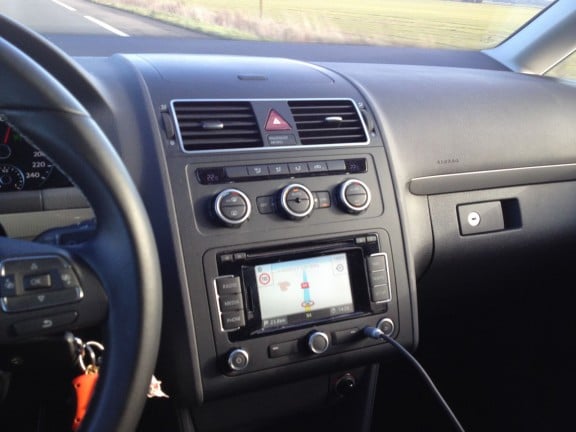 console centrale vw touran