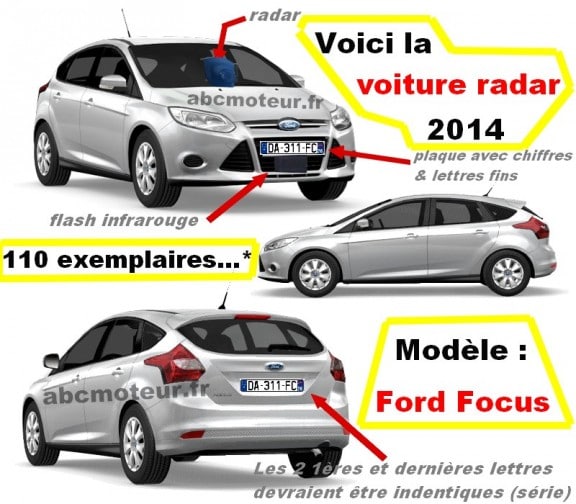 La Focus sera la nouvelle voiture radar pour 2014, ce fera donc une troisième traqueuse. Gare aux PV !