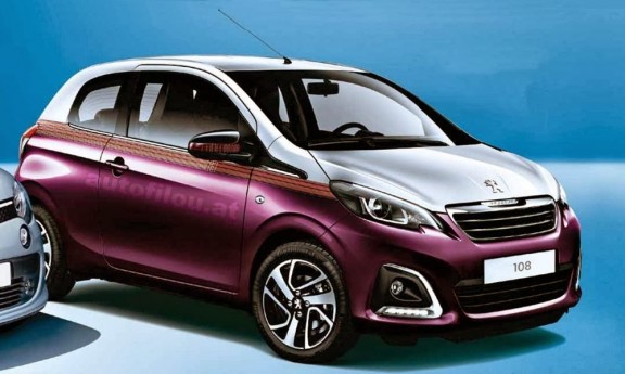 Tout comme sa rivale au losange, la nouvelle Peugeot 108 fera place à la personnalisation et aux couleurs pimpantes
