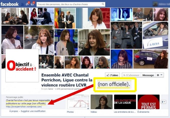 fausse page facebook lcvr