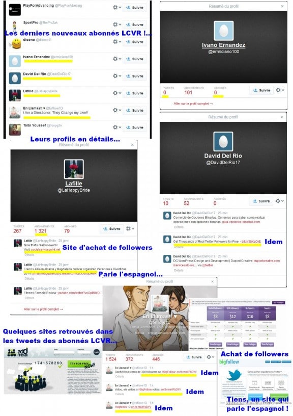 faux followers lcvr