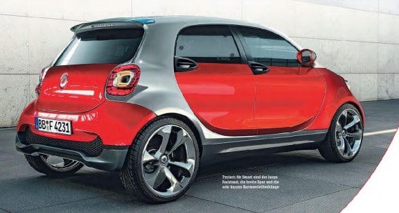 Produite en Slovénie, la Smart Forfour 2 fera appel à Tesla pour sa version EV (électrique)