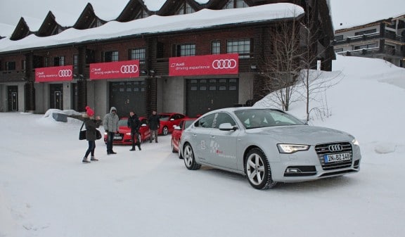 depart hotel audi driving experience