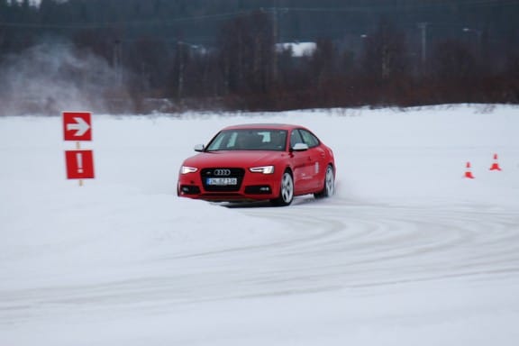 powerslide audi ice race