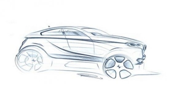 Voici le dessin du "BMW X2 Sport Activity Coupe" diffusé par "Scott26", membre sur le forum Bimmerspost