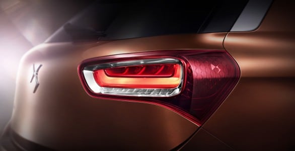 Voici le feu arrière au dessin intérieur très sophistiqué du futur SUV DS...