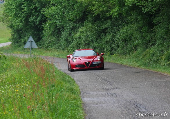 Alfa Romeo 4C route