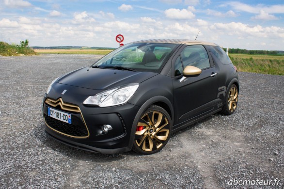 Citroen DS3 Racing Gold Mat