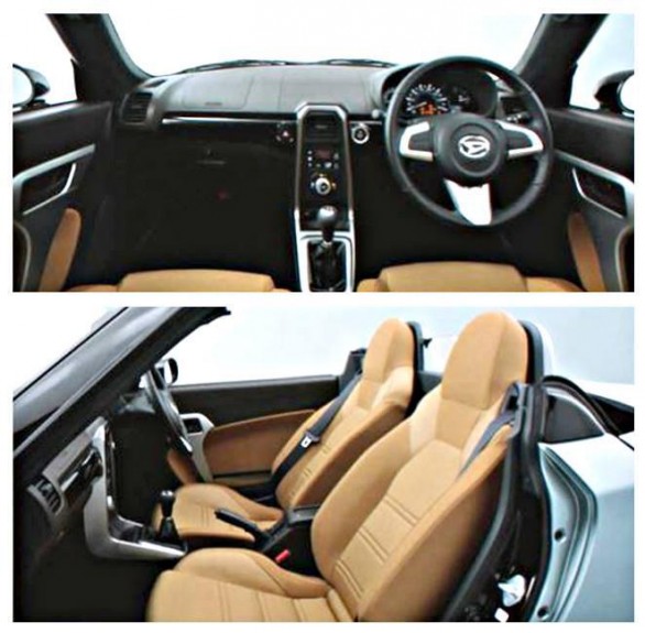 interieur nouvelle Daihatsu Copen 2015