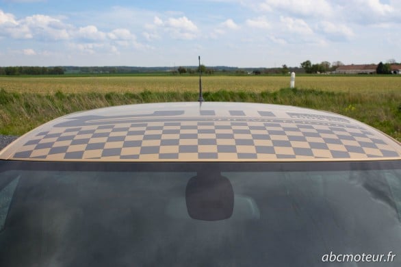 pavillon toit DS3 Racing Gold Mat