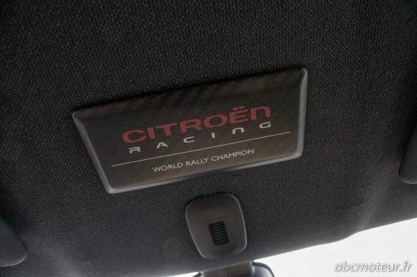 plaque citroen racing DS3 R Gold Mat