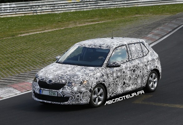spy Skoda Fabia 2014