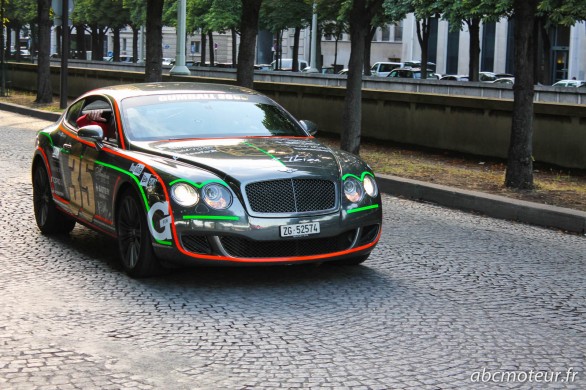 Bentley Continental GT Gumball Paris