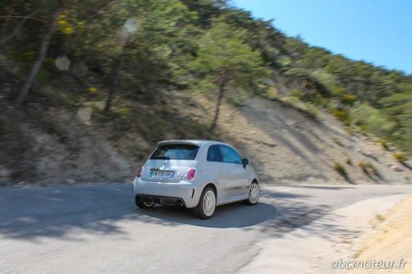 col montagne Abarth 595 Competizione