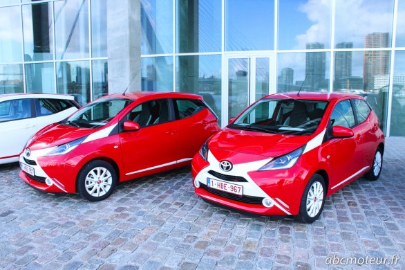 Toyota Aygo rouge