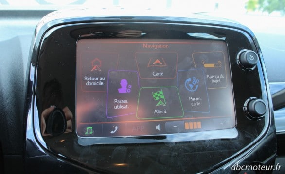 ecran tactile nouvelle Toyota Aygo