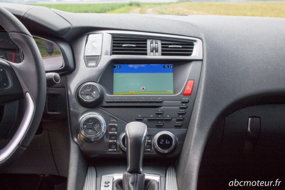 console centrale Citroen DS5