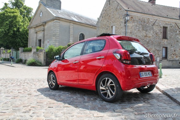 vue 3-4 ar Peugeot 108