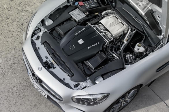 compartiement moteur Mercedes-AMG-GT