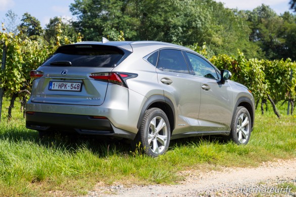 vue 3-4 arriere Lexus NX 300h