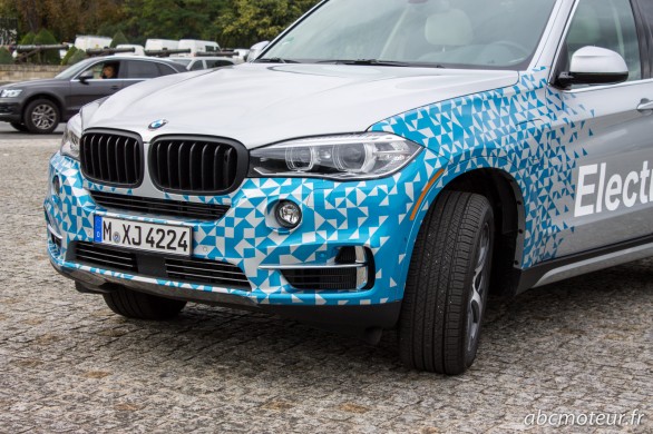 avant BMW X5 hybride rechargeable