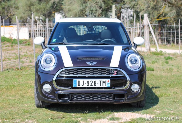 avant Mini Cooper S 5 portes