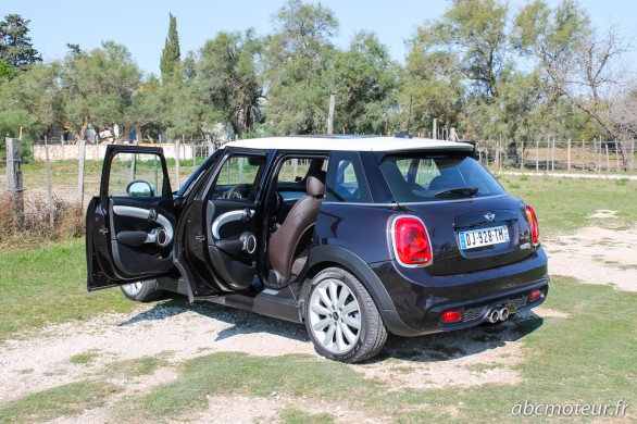 ouvrants Mini Cooper S 5 portes