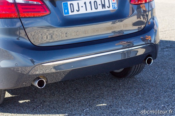 sortie echappement BMW Serie 2 Active Tourer