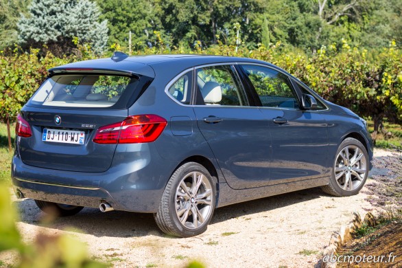 vue 3-4 arriere BMW Serie 2 Active Tourer