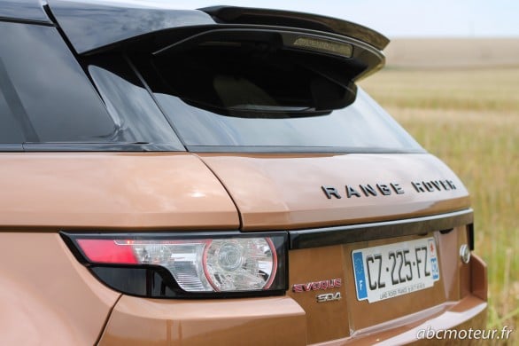 lunette arriere Range Rover Evoque