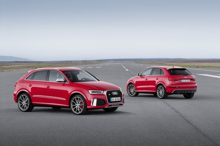 nouveau RSQ3 vue avant arriere