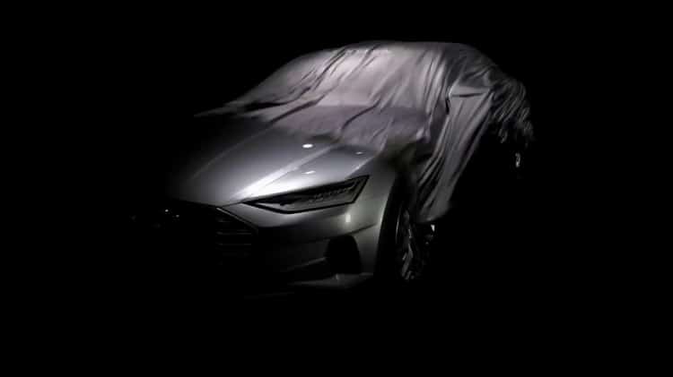 teaser Audi A9 concept Los Angeles 2014