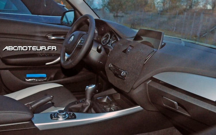 interieur future BMW Serie 1 restylee