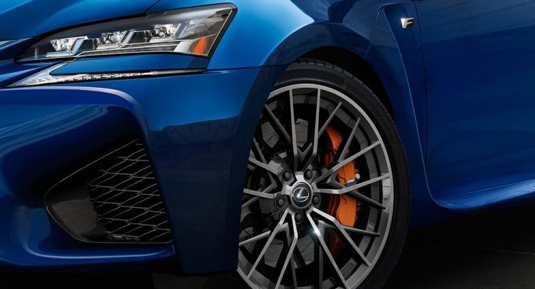 teaser avant droit Lexus GS F