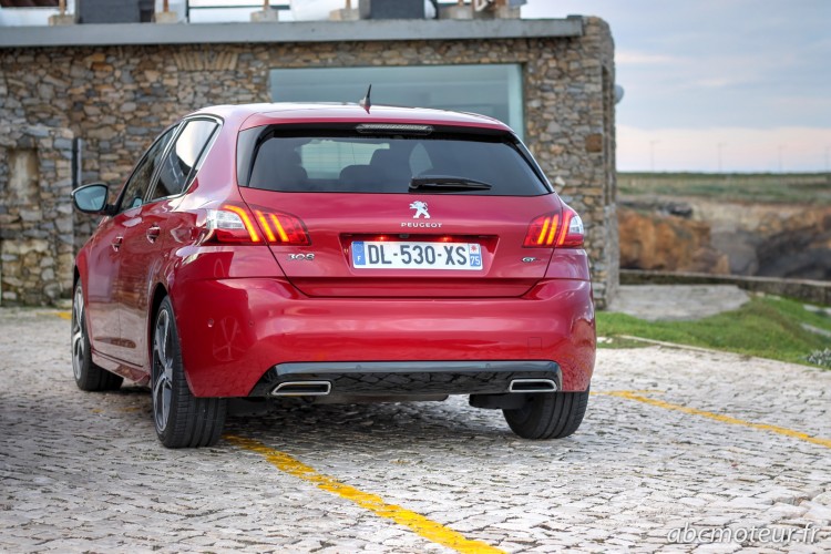 arriere Peugeot 308 GT
