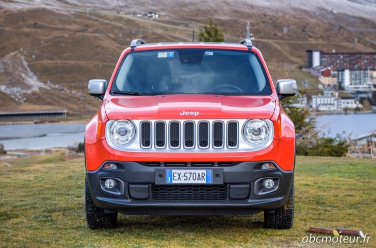 avant Jeep Renegade
