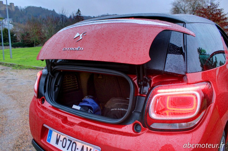 coffre DS 3 Cabrio restylee
