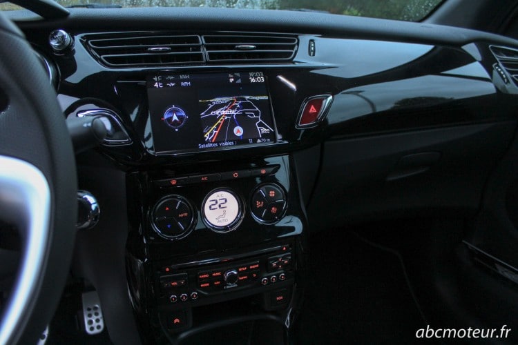 console centrale DS 3 Cabrio restylee