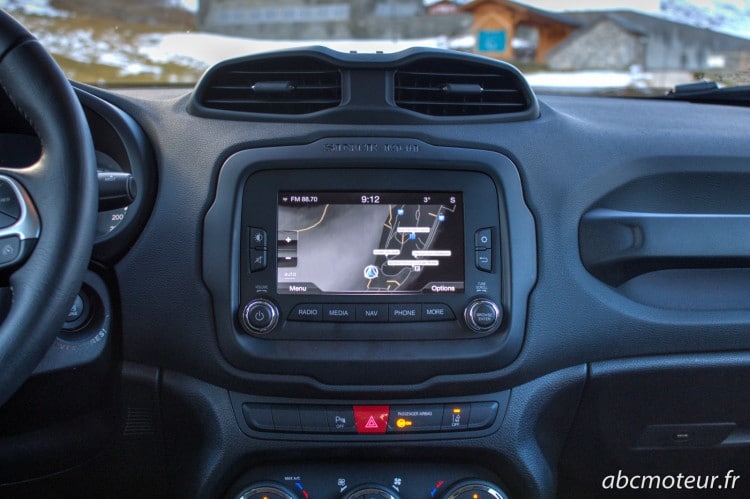 console centrale Jeep Renegade