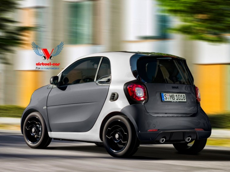 Même si elle n'a pas encore été surprise, la Smart ForFour (variante 5 portes) devrait aussi être déclinée en Brabus