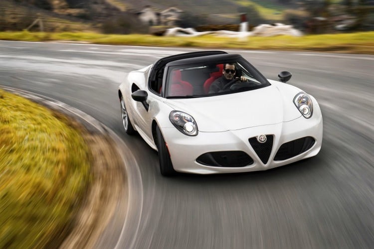 roulage Alfa Romeo 4C Spider