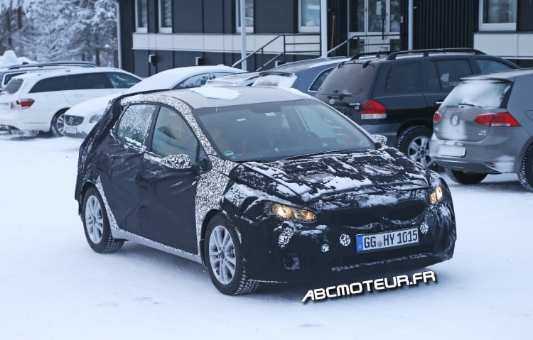 spyshot Kia Ceed restylee